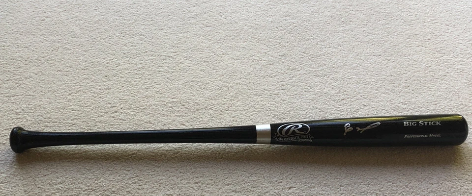 Eloy Jimenez Signed Rawlings Adirondack Pro Baseball Bat JSA Signature Debut COA - Image 2 of 3