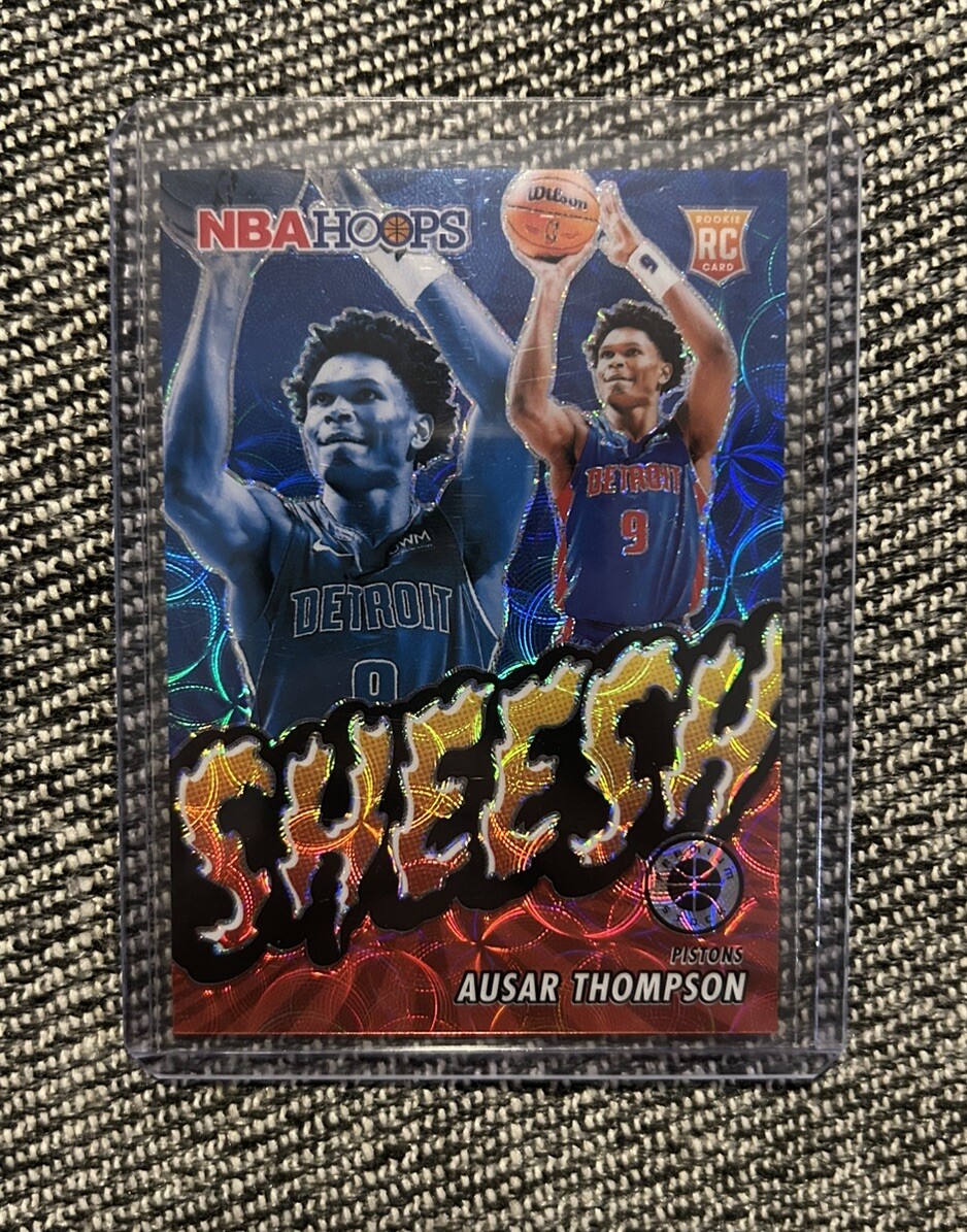2023-2024 NBA Hoops Premium Stock Sheesh Red Ausar Thompson /88