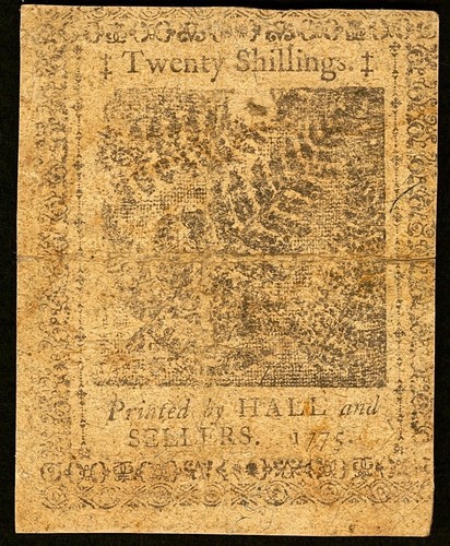 Pennsylvania Colonial Currency December 8, 1775 20s - Scarce Note - Picture 2 of 2