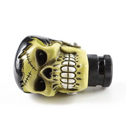 1pc Scar Skull Head Shape Car Manual Shift Knob Shifter Lever Gear Universal - Picture 2 of 9