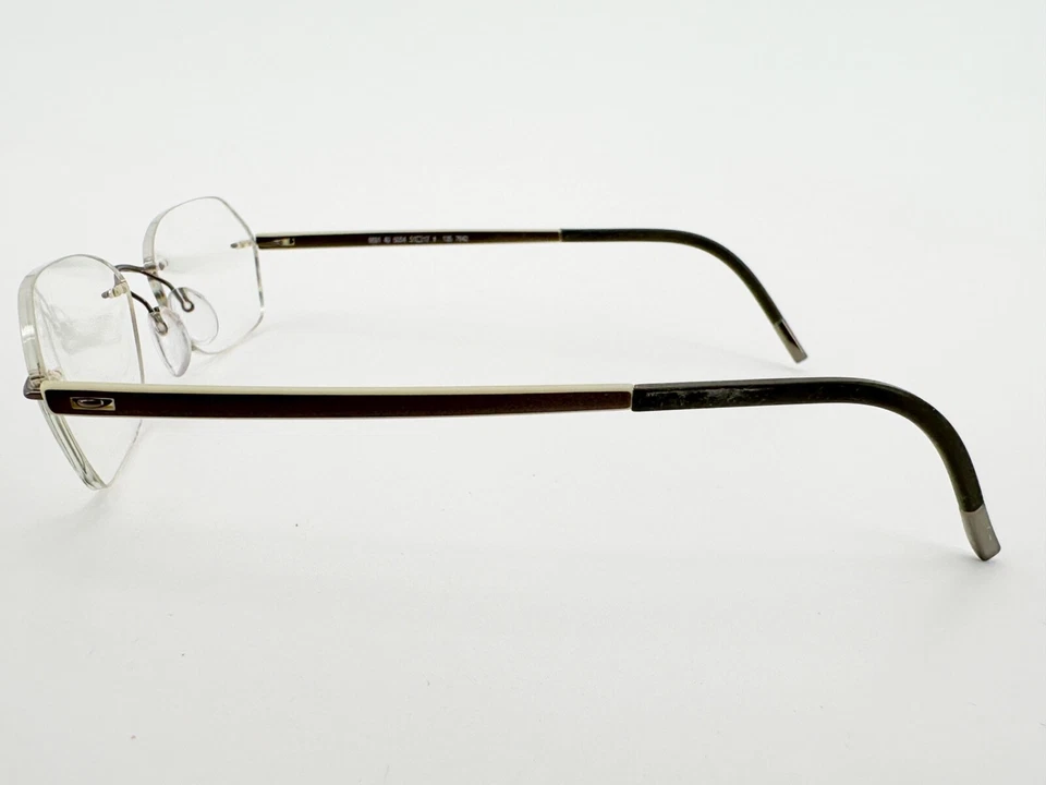 Monturas de gafas Silhouette 7642 6691 6054 marrón 51[]17-135 beige niños J246 Foto 3 de 4