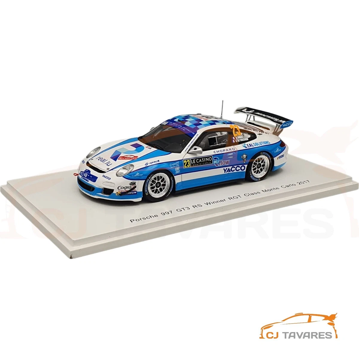 Spark 1:43 Porsche 911 (997) GT3 RS RGT #24 Tour de Corse 2015 Dumas / Giraudet SF088 Modellauto