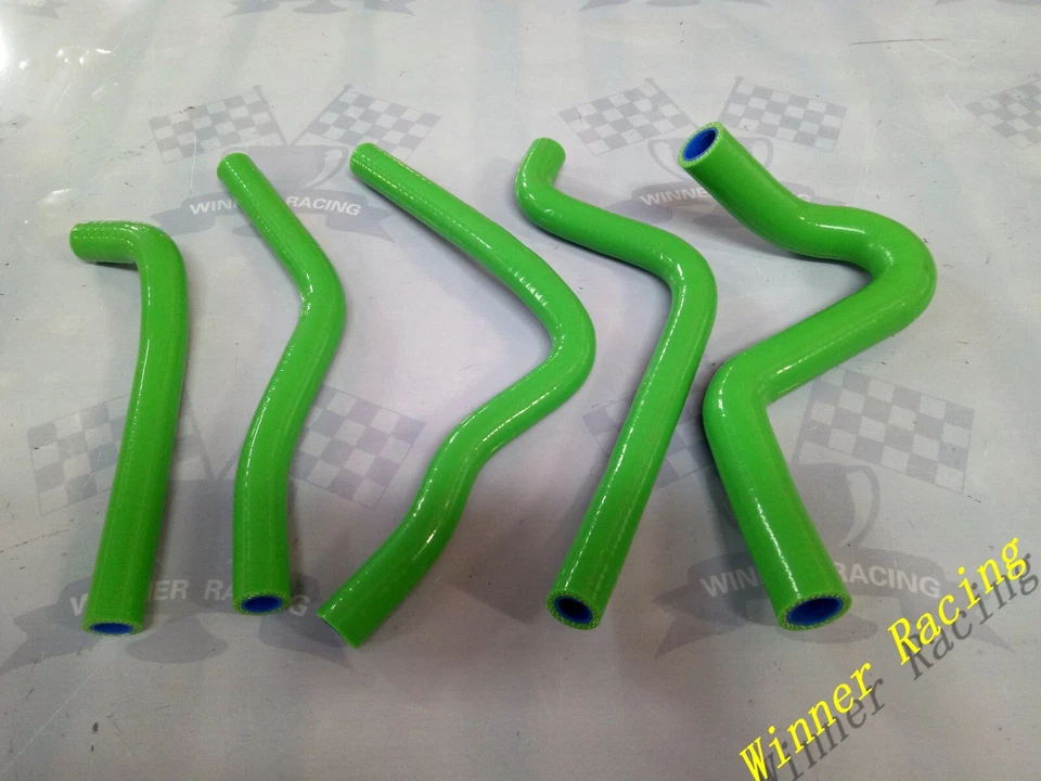 MANGUERA RADIADOR SILICONA VERDE FIT KAWASAKI KX250 2 TIEMPOS 1990-1993 Foto 2 de 4
