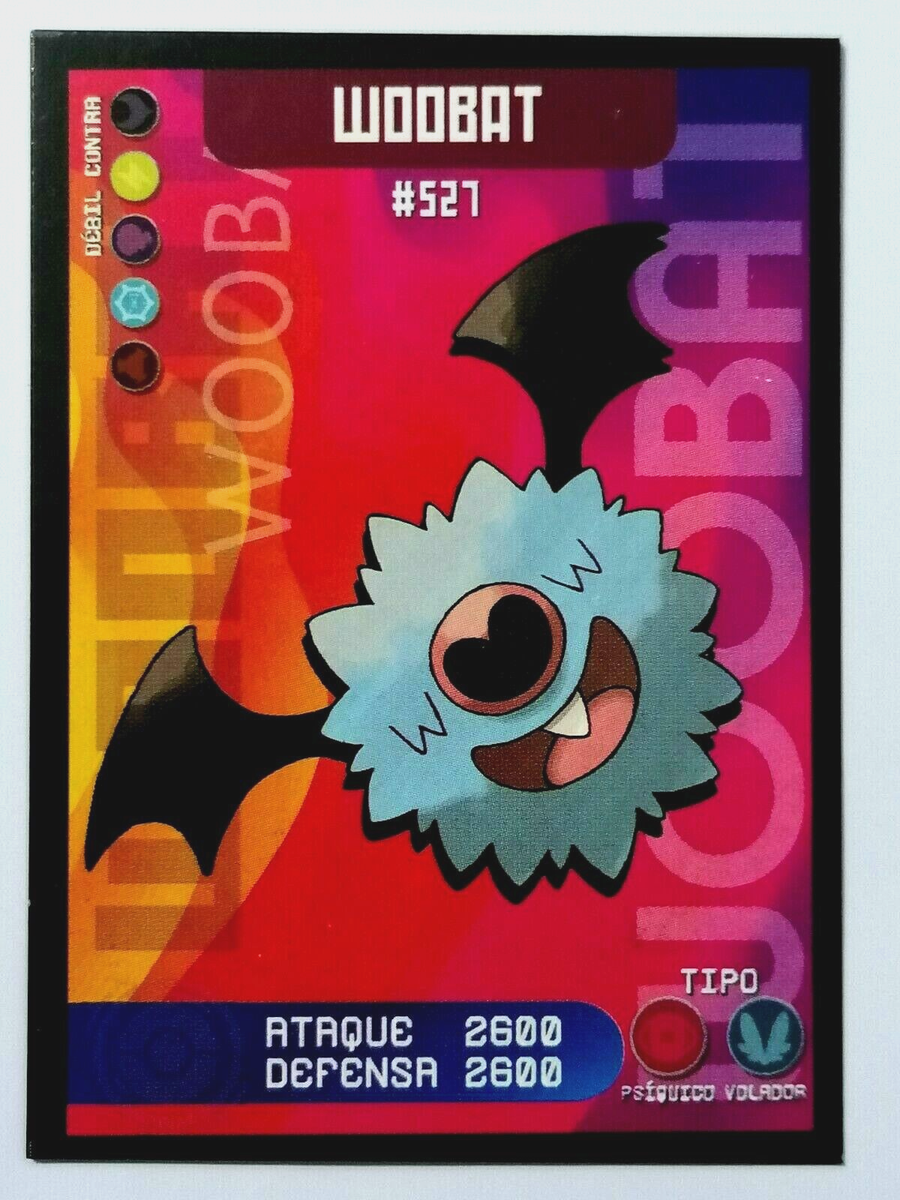 CARD POKEMON EJ VOL. I #527 WOOBAT 2020 Unova PERU South CARD POKEMON EJ VOL. I #527 WOOBAT 2020 Unova PERU South