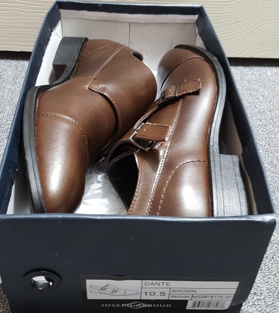 JOSEPH ABBOUD (10.5) Two Toned Double Monk Strap Joseph abboud mens monk - Gem main image 4