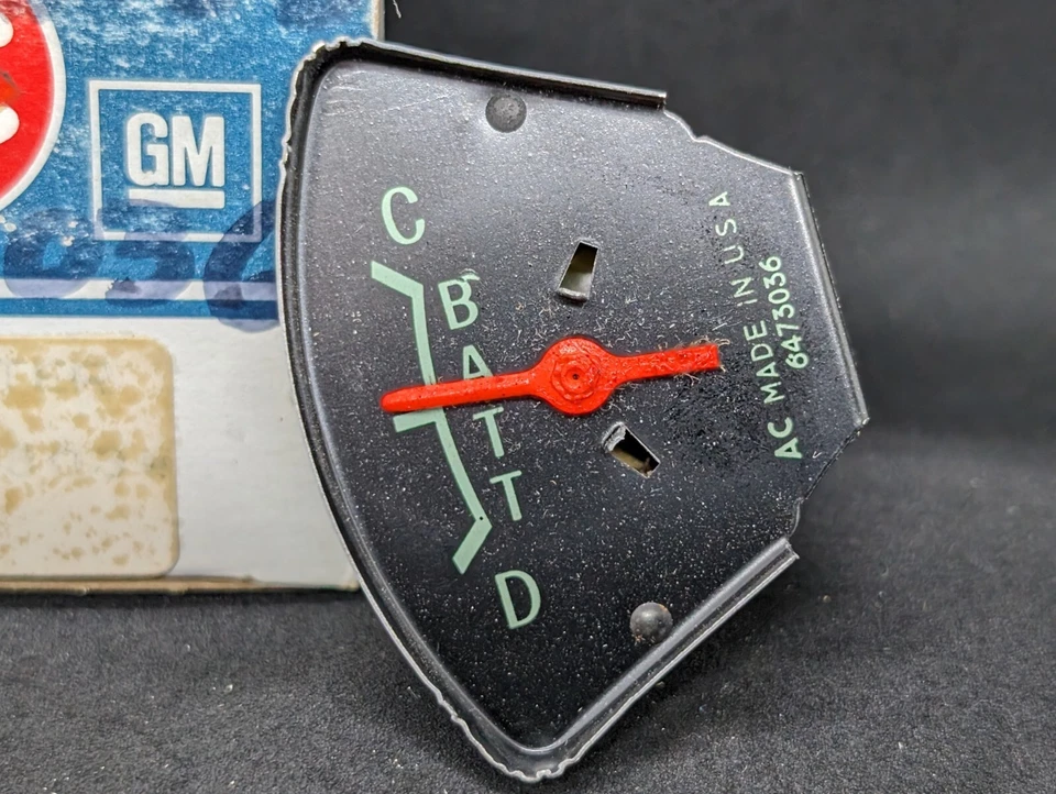 NUEVO 67-70 CHEVROLET C10 C20 C30 DD CAMIONETA AMPERÍMETRO AMPLIFICADOR BATERÍA TABLERO MEDIDOR Foto 3 de 4