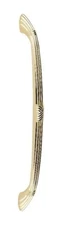 Alno Inc. Creations - D212-BB-PB - Polished Brass Pull Ribbon & Reed Traditional