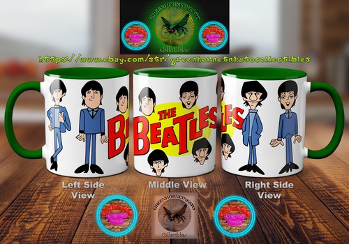 The Beatles Cartoon Series (1965 - 1967) 11 oz Hot/Cold Beverage Mug (18 Colors) - Picture 24 of 36