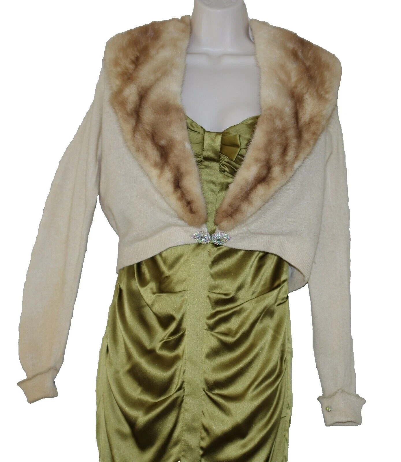 Eveningwear 100% Cachemira Ropa, Calzado y Accesorios Vintage