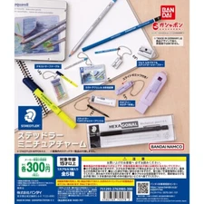 Capsule Toy Complete 5 sets  Staedtler Miniature Charm Gacha Japan Stationery
