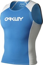 Oakley Mens Surface Tension Neoprene Vest Short Sleeve Electric Blue XLarge NEW