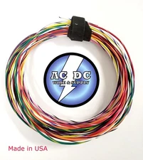 20 awg TXL HIGH TEMP AUTOMOTIVE WIRE 8 STRIPED COLORS 25 FT EA (LOT B)