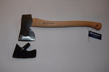 Original Husqvarna Axt Zimmermannsaxt 50cm 1000g handgeschmidet Hickory Stiel