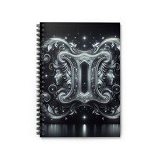 Celestial Dreams Spiral Notebook, Astrology Journal, Writing Pad, Gift for Her,