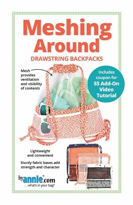 MESHING AROUND Organizer & Carrier Bag Sewing Pattern 3 Sizes by Annie.com