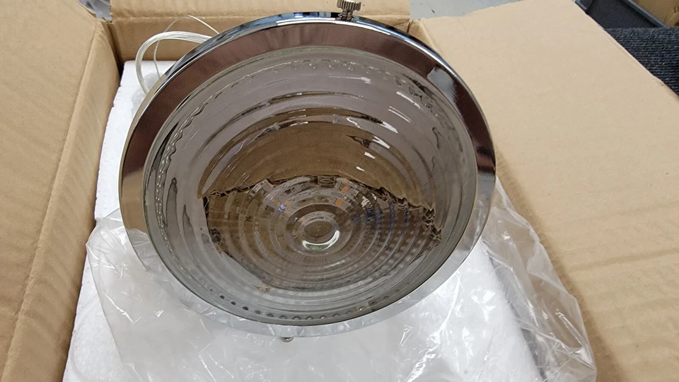 Progress Lighting Fresnel Lens 9 -Watt LED Pendant | Chrome | P5050-1530K9 - Image 3 of 4