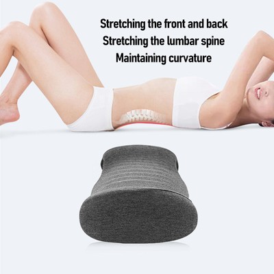 Atmungsaktives Memory Foam Lendenwirbelstützkissen Taillenstützkissen zum Schlafen