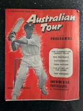 Australian Cricket Tour 1953 Souvenir Programme