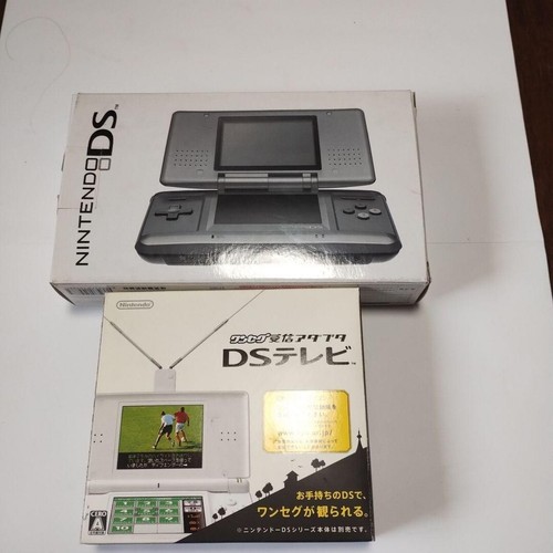 Nintendo DS Original Graphite Black Console w/Box Complete Handheld ...