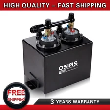 OSIAS 3L Dual Fuel Surge Tank Kit with AN10 Fuel Rail & 2x 044 Fuel Pump