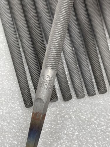 Lot Of (10) Nicholson 8" Round 2nd (Second) Cut Files, 11936, Made in Brazil - Picture 9 of 9