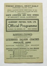 ALDERSHOT v SWINDON TOWN FA Cup 1947/1948 Top Zustand Fußball Programm