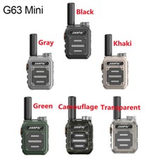 New G63 Mini Walkie Talkie 5watt Uhf 16channels Vox Sos Amateur Two Way Radio US