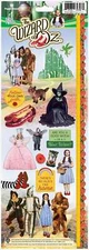 Crafts Stickers 13" CS PH Wizard of Oz Emerald City Wicked Witch Glinda Dorothy 