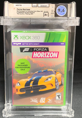 Forza Horizon Xbox 360 NFR WATA 9.6 / A+ Sealed Video Game RAcing