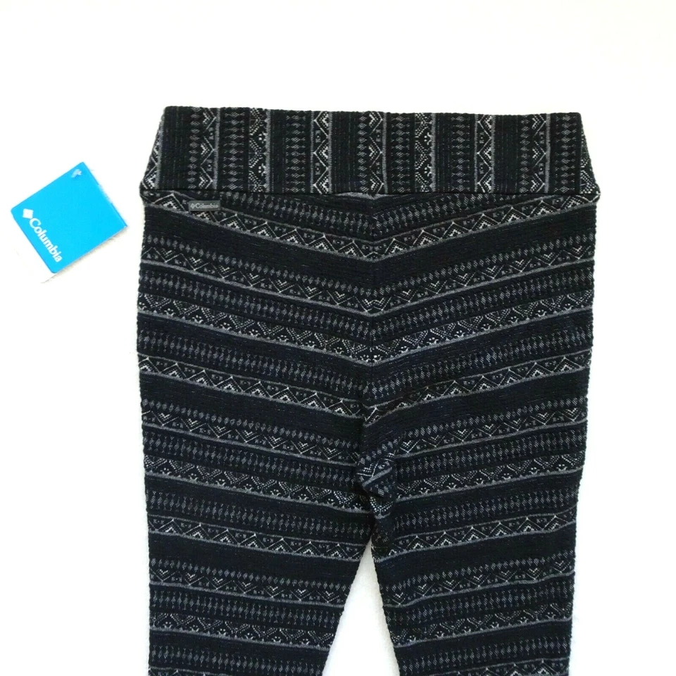 Леггинсы женские Columbia размер Small черные жаккардовые Mountain Lodge спортивная одежда - Изображение 4 из 4