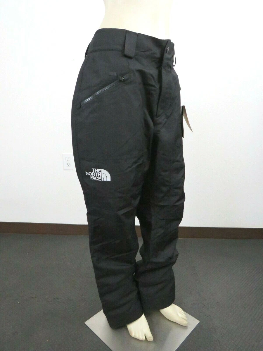 Mens The North Face Straight Six Ski Snowboard Waterproof Snow Ski Pants -  Black