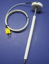 Very High Temperature k-type Thermocouple Sensor Ceramic wi mini plug cable CR6