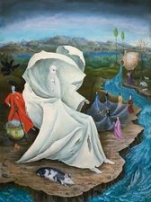 LEONORA CARRINGTON Art Poster or Canvas Print "THE TEMPTATION OF ST'ANTHONY"