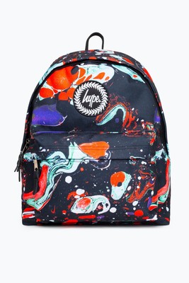 hype black speckle fade backpack