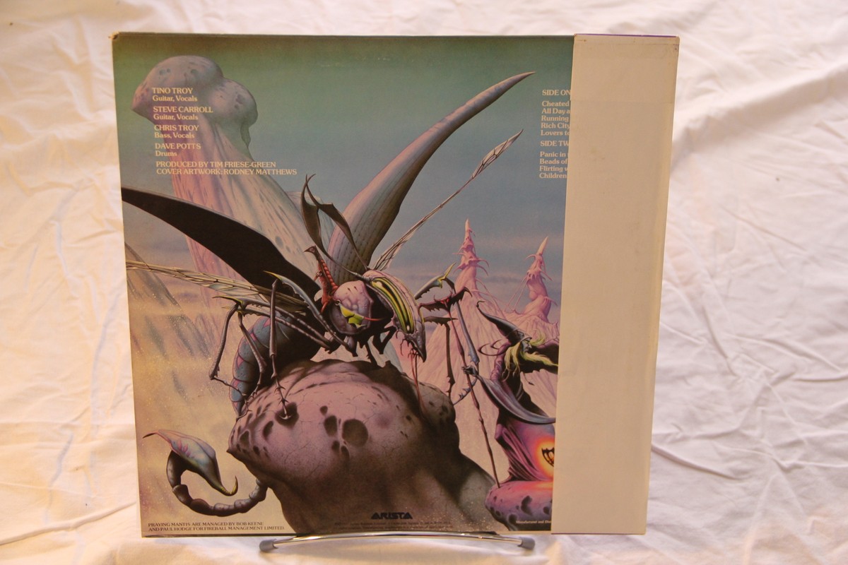 Time tells no Lies/Praying Mantis Hard Rock Vinyl LP +OBI Japan