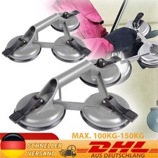 2x Saugheber 150kg Aluminium Vakuum Glassauger Saugnäpfe Saugnäpfe Scheibenheber