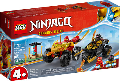 LEGO® Ninjago Kai and Ras's Car and Bike Battle 71789 | eBay