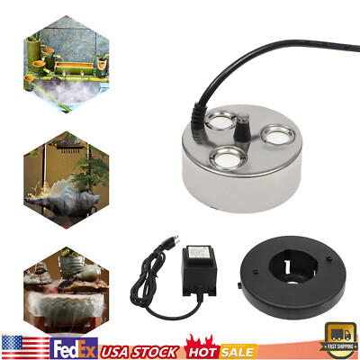 3 Head Ultrasonic Humidifier Hydroponics 900ml/H Grow Room Mist Maker Fogger NEW