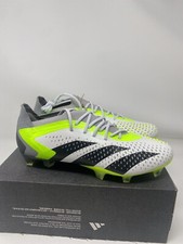 Adidas Predator Accuracy.1 FG Low Soccer Cleats Shoes White GZ0032 Mens Size 6.5