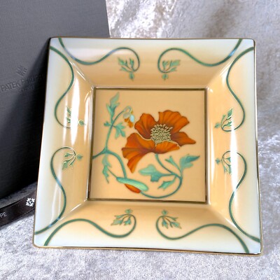 Patek Philippe Porcelain Change Trinket Tray 2013 Museum Fleurs de Pavots w/Box