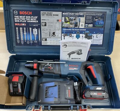 BOSCH GBH18V-26DK25 18V EC Brushless SDS-plus  Bulldog  1 In Rotary NEW OPEN BOX