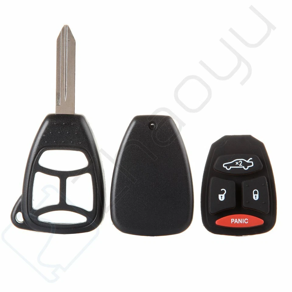 2 para Jeep Grand Cherokee Dodge Charger 2005 2006 llave carcasa control remoto 4 botones Foto 2 de 4