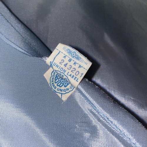 Vintage Womans 50’s Dress Party Dress BOW Prom CHIFFON OVERLAY blue 36” Chest - Picture 12 of 15