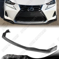 For 17-20 Lexus IS300 IS350 AR-Style Carbon Painted Front Bumper Lip Spoiler