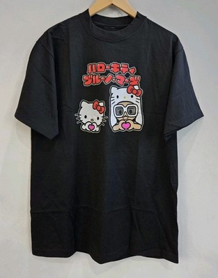 Hello Kitty x Bruno Mars EXCLUSIVE Heart Hands Black Shirt Official Size Large
