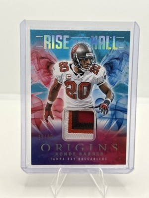 2025 Panini Origins Ronde Barber Rise to the Hall Patch 75/99 4 Colour Patch WOW