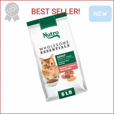 Nutro Wholesome Essentials Adult Dry Cat Food, Salmon & Brown Rice Recipe, 5 lb. 5.64 per pound
