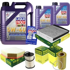 INSPEKTIONSKIT FILTER LIQUI MOLY ÖL 7L 5W-40 für Volvo V70 II SW 2.4 D5 P80_