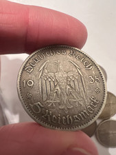 German 5 Reichsmark .900 Silver Coin - Potsdam Garrison Church