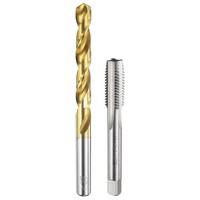 1 Stk M12 X 1,75 Gewindebohrer Unbeschichtet, 1 Stk 10,2Mm Bohrer Ti-Beschichtet